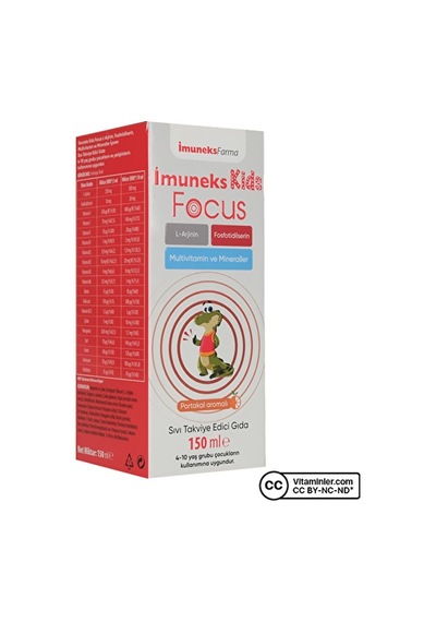 Imuneks Kids Multivitamin Şurup 150 Ml