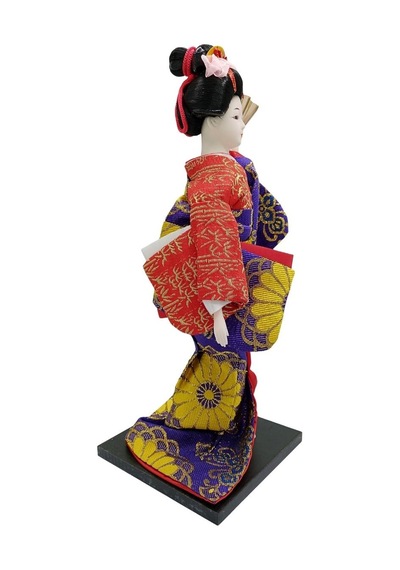 Japon Kimonolu Geyşa Bebek Kabuki Biblo 30 Cm No.9 Anime