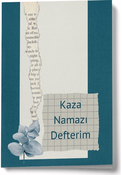 1 Yıllık Kaza Namazı Defterim - Mavi Çok Renkli