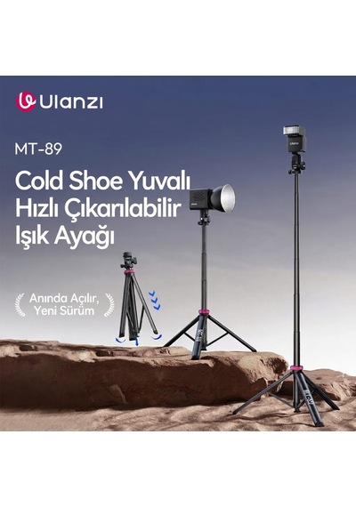 Ulanzi Mt-89 200cm Quick Release 360 Panoramic Işık Standı Tripod - T082a