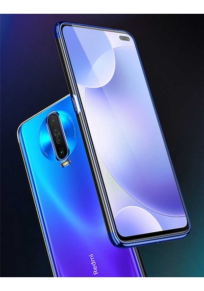 Xiaomi Redmi K30 Kılıf Zore Dört Köşeli Lazer Silikon Kılıf