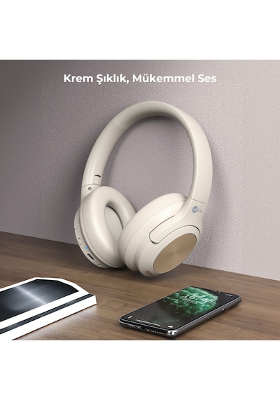 Lecoo ES208 Bluetooth 5.3 Kablosuz Mikrofonlu Kulak Üstü Kulaklık