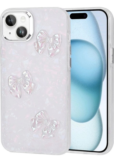 Apple Uyumlu iPhone  15 Kılıf Kabartma Figürlü Parlak Zore Eralli Silikon Kapak