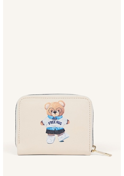 Defacto Kadın Fermuarlı Kartlıklı Suni Deri Cüzdan I5809axnsbg26 Bej-bg26