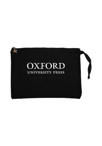 Oxford University Press Siyah Clutch Astarlı Cüzdan / El Çantası Siyah