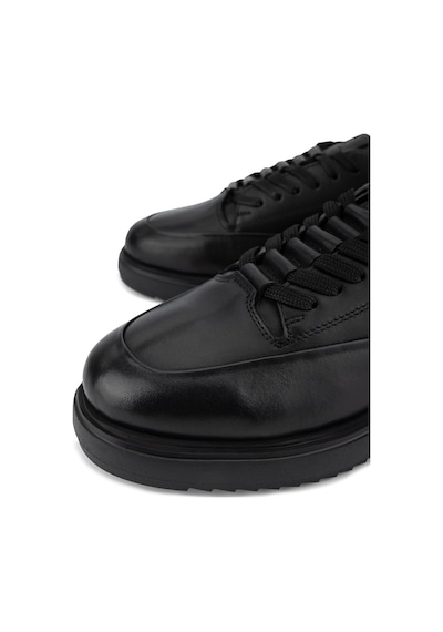 Tamer Tanca Erkek Hakiki Deri Siyah Sneakers & Spor Ayakkabı 1163 1756 Erk Ayk Sk26-27 Sıyah
