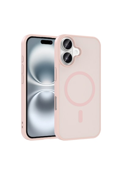 Kılıfist Apple iPhone Uyumlu Uyumlu 16 Plus Kılıf M-safe Şarj Özellikli Zore Babet Kapak - Gri