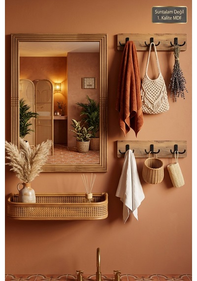 Antik Ahşap Dekoratif 3 Parça Portmanto Aynalı Askılık Set Oda Duvar Antre Hol Koridor Lavabo Makyaj Raflı Askılı Ayna X-3 Atlantik Çam Antik Ahşap Dekoratif 3 Parça Portmanto Aynalı Askılık Set Oda Duvar Antre Hol Koridor Lavabo Makyaj Raflı Askılı Ayna X-3 Atlantik Çam