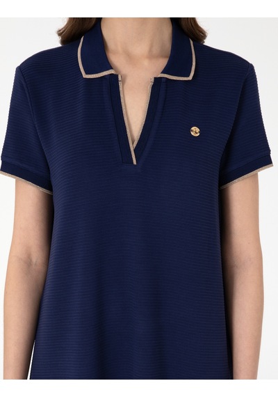 Pierre Cardin Kadın Lacivert Elbise Örme 50308462-vr033 Lacivert