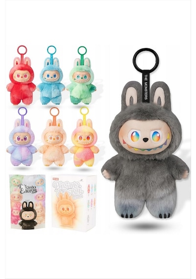 Labubu - 353 - Peluş Çanta Anahtarlık - Novapazr - - Ebruli -