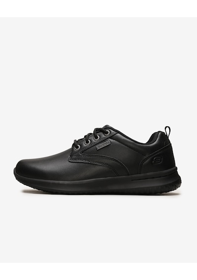 Skechers Delson - Antigo Erkek Siyah Günlük Ayakkabı 65693 Bbk Siyah
