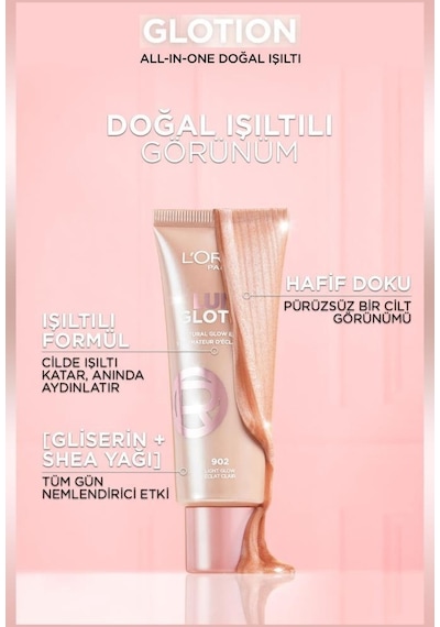 L'Oréal Paris Glotion All-In-One Doğal Işıltı 903 - Medium Glow 40 ML