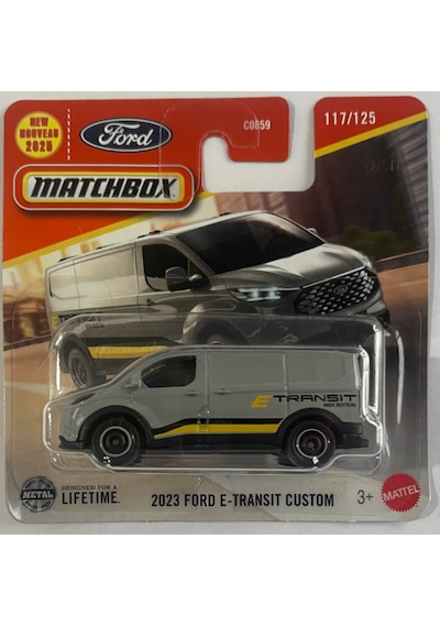 Matchbox 2023 Ford E-transıt Custom Gri