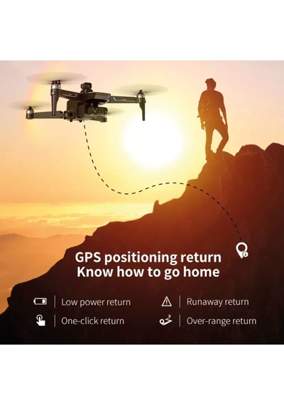 4k Hd Kameralı Engellerden Kaçınma, Takip Sensörlü 5g Wifi Kumandalı Fpv Pro Drone