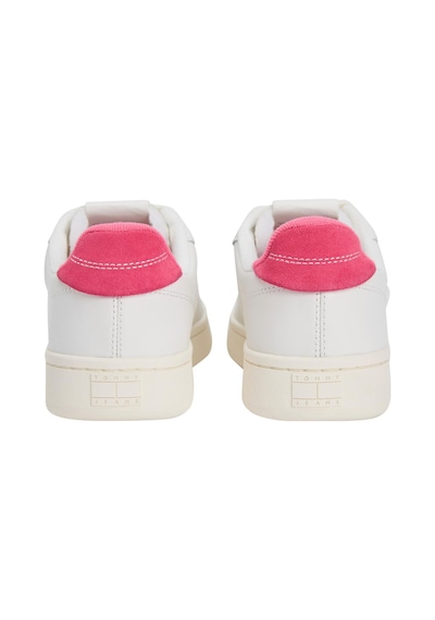 Tommy Hilfiger Archive' 98 Beyaz Kadın Sneaker-9597 Ecru & Vintage Cerise
