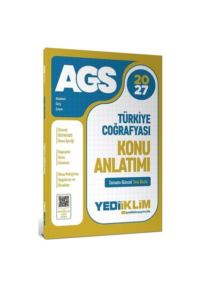 Yediiklim 2027 Meb-ags Türkiye Coğrafyası Konu Anlatımı