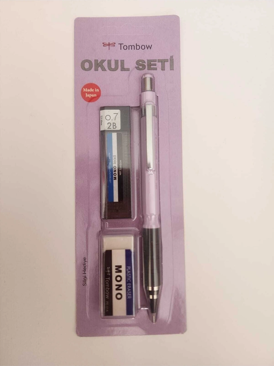 Sh-300 0,7 Pastel Okul Seti Uç+silgi Pastel Mor