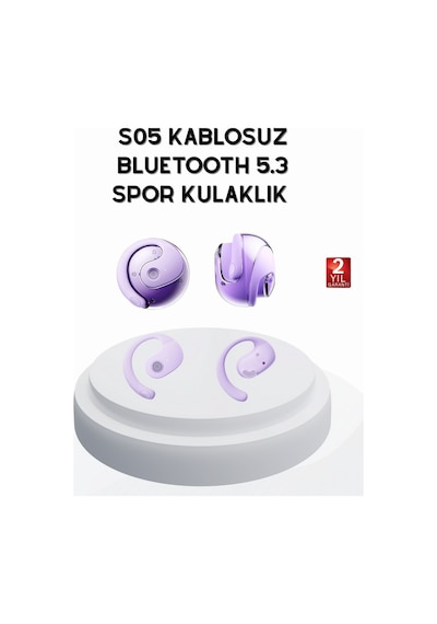 S05 - 589 - Bluetooth 5.3 Kulaklık Ipx4 Su Geçirmez Hızlı Eşleşme Güçlü - Spt-gld - Stereo Ses