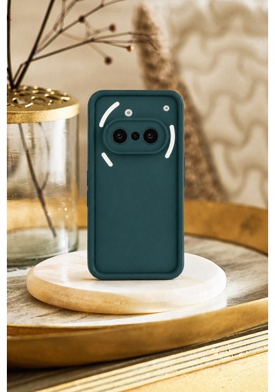 Nothing Phone 3a Uyumlu Kamera Çıkıntılı Mat Silikon Telefon Kılıfı