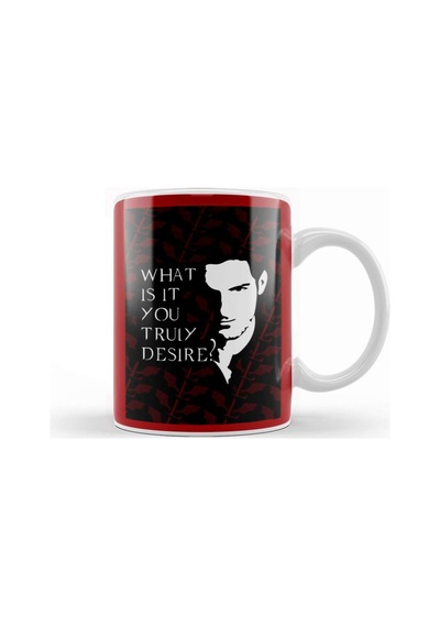 What İs İt You Truly Desire Lucifer 02 Kupa Bardak Porselen Karışık