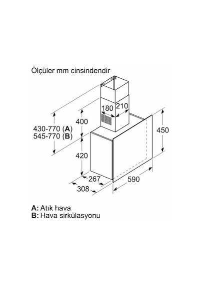 Siemens LC65FCJ00T Duvar Tipi Davlumbaz