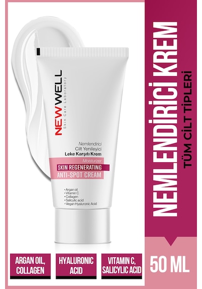 New Well Leke Karşıtı Cilt Bakım Kremi 50 ML