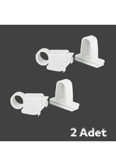Pencere Kapı Sineklik Kapama Çarpma Kilit Plastik Pratik Tutucu Pimapen Pvc Aparat 2 Adet