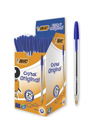 Bic Cristal Medium Tükenmez Kalem Mavi 1 Mm 50'li Paket