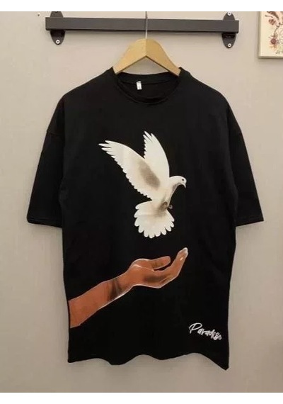 Dogutrend Dijital Baskılı T-shirt - Siyah