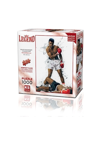 1000 Parça Muhammad Ali Temalı Eğlenceli Bulmaca
