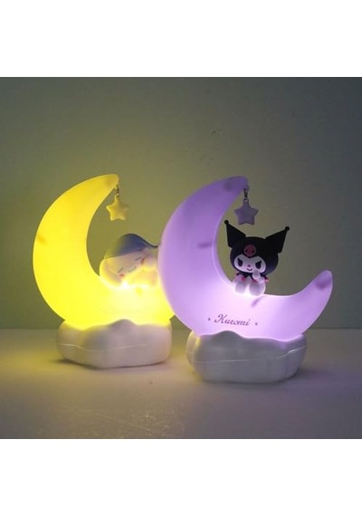 Kawaii Gece Lambası Sevimli Anime Karakter Led Işık Lambası Güzel Oda Dekor Eşyaları Şarj Edilebilir Masa Lambas Diğer