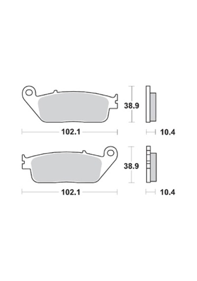 Honda Sılver Wıng/Abs 600 Brakıng Arka Fren Balatası 2001 - 2007