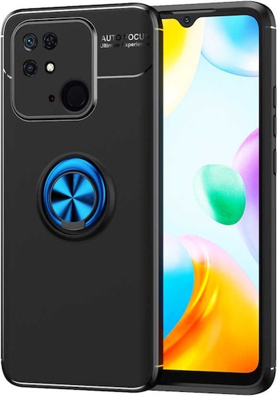 Xiaomi Redmi 10C Kılıf Zore Ravel Yüzüklü Silikon Kılıf