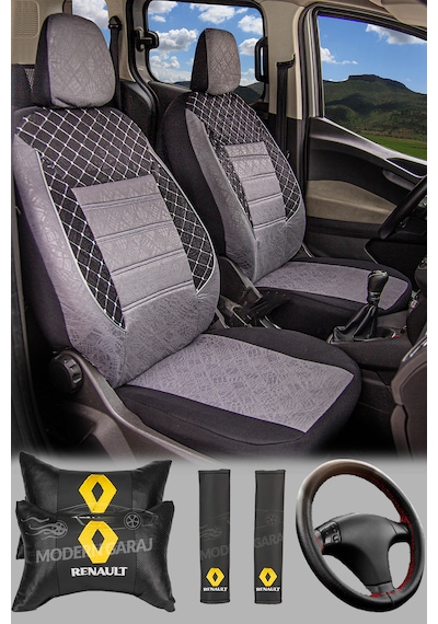 Renault Clio Symbol Fluence Megane Broadway Toros Tam Set Gri