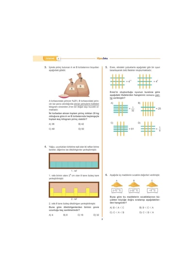 2027 8. Sınıf Haftalık Hep Matematik 40 Deneme