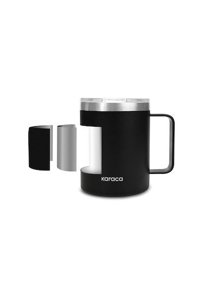 Karaca Thermal Çelik Mug 350 Ml Siyah