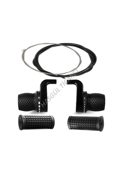 Hsgl Bisiklet Siyah  Saıguan  3x7 Noktalı vites kolu Ergonomik Bi Siyah