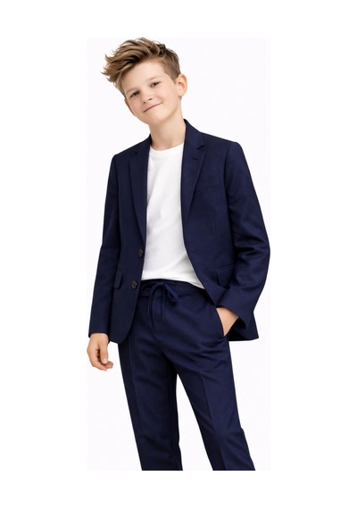 Ahengim Erkek Çocuk Modern Casual Slim Fit Takım Elbise Ak2850 Lacivert Ahengim Erkek Çocuk Modern Casual Slim Fit Takım Elbise Ak2850 Lacivert