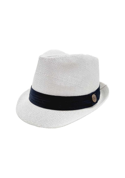 Tezzgelsin Unisex Yazlık Hasır Jackson Fötr Şapka Beyaz