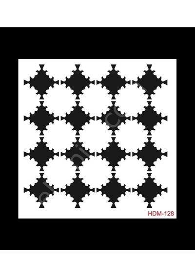 Hdm128 Cadence Home Dekor Stencil 25X25