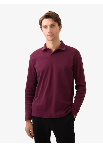 Erkek Polo Yaka T-shirt 40820 - Bordo Bordo