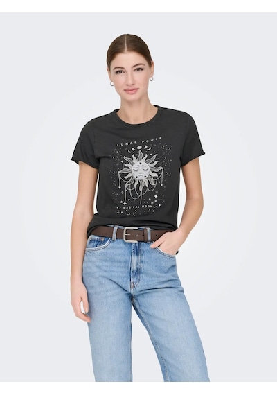 Only Onllucy Reg S/s Top Jrs Noos Kadın T-shirt 15215721 Çok Renkli
