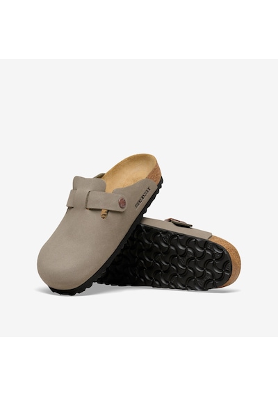 Terlik Erkek 1033068 Birkenstock Boston Bf Nu Stone Gri
