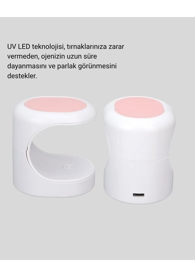 Taşınabilir Mini Oje Kurutma Makinesi 16w Uv Led Hızlı Etkili Kurutucu 1
