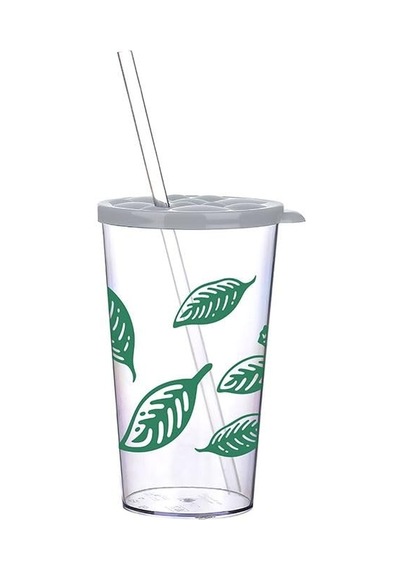 Limonlu Milkshake Baloncuklu Bardak, 700 Ml Kapasite Çok Renkli
