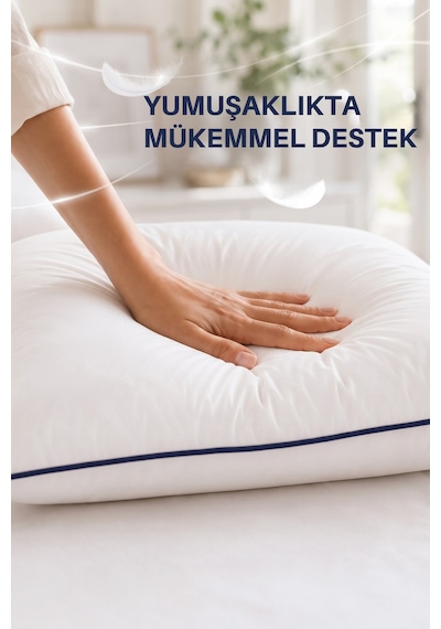 Formeya 2 Adet %100 Pamuk Nanojel Yastık Otel Yastığı 50x70 Cm