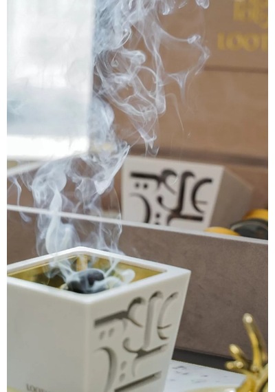 Velvet Incense Set, Lüks Buhurdan, 6 Çeşit Tütsü Ve Oud Hediye Seti