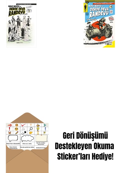 Derde Deva Randevu Süper Cilt-1 Ciltli + Derde Deva Randevu No- 4 + Okuma Sticker'ları