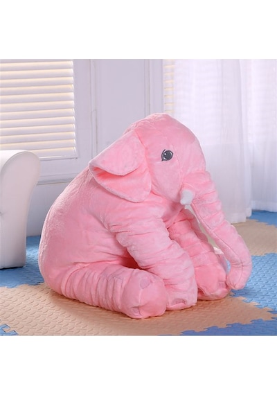 65 Cm Yumuşacık Uyku Arkadaşı Fil Pembe