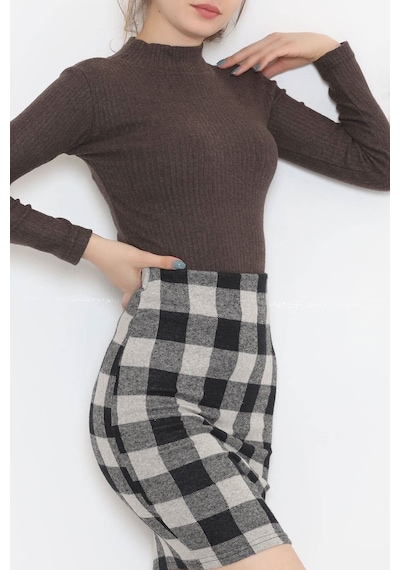 Buyers Butik - Yarım Balıkçı Body Acıkahve - 8335.1567. 001